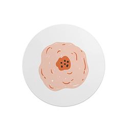 Questo Casa, Round Digital Printed Mouse Pad, Non-Slip Base, for Office and Home, Diameter:22cm