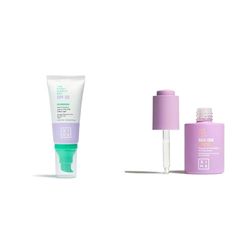 3INA MAKEUP - The Every Single Day SPF50 + The Tan Easy Self-Tan Face Drops - Protezione Solare Elevata dai Raggi UVA-UVB e dalla Luce Blu con Acido Ialuronico - Leggera SPF 50 Viso + Gocce Abbronzant