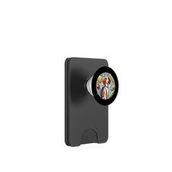 Regreso al Cole Sabueso Ibicenco Perro Niño Niñas Dueño Estudiante PopSockets PopWallet para MagSafe
