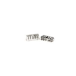 Elvedes 6800CF3, Accessorio per pastiglia del Freno per Bicicletta/MTB/E-Bike/Strada. Unisex-Adulto, Argento