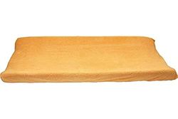 Ti TIN Aankleedkussen van elastische stof, aanpasbaar, 100% microvezel, zacht en absorberend, 80 x 50 cm, oranje