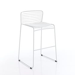 Wink Design Max White 2-delige set barkrukken voor binnen en buiten