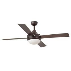 Faro ICARIA Ø132CM MARRON 4 PALAS 2xE27 20W