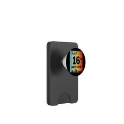 Septiembre 16 Edición Limitada Retro Vintage Cumpleaños PopSockets PopWallet para MagSafe