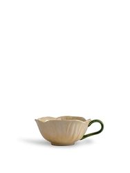 ByOn Tasse à thé Cup Poppy en faïence en forme de fleur Beige 0,22 l 5283908003