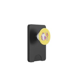 Lindo unicornio en mi era de 4 años dulce divertido cumpleaños PopSockets PopWallet para MagSafe
