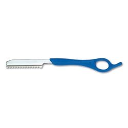 KIEPE PROFESSIONAL Rasoio Sfilzino Ergonomico Inox + 10 Lame di Ricambio per Capelli Professionale Kiepe Slim