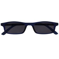 The Reading Glasses Company Opaco Blu Navy Leggero Comodo Lettori Sole Uv400 Uomo Donna Cerniere Molla S17-3 +3,00 - 50 Gr