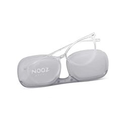 NOOZ Lunettes de Vue Lecture - Correction +1.5 - Couleur Crystal - Forme Papillon - Lunette loupe grossissantes - Modèle Ivy Collection Essential