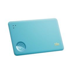 Tile by Life360 Slim (2024) – Portemonneefinder, Bluetooth-tracker en itemfinder voor bagagelabels, paspoorten en meer. Zowel iOS- als Android-compatibel. Telefoonfinder. 1-Pack (aqua lemon)
