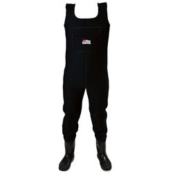 Abu Garcia Neopreen visbroek - Waterdichte borstbroek met ingebouwde laarzen & zolen van vilt voor maximale grip - duurzaam voor vissen in koud water, waden en buitenactiviteiten, M 42/43