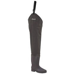 FROGG TOGGS Rana II PVC Bootfoot Hip Wader, suola in feltro, marrone, taglia 11