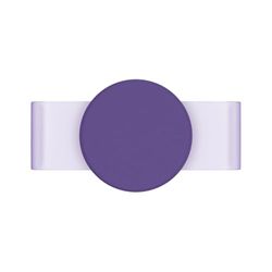 PopSockets: PopGrip Slide Non-Adhesive Phone Grip & Stand with a Swappable Top for iPhone X/XS Silicone Case - Fierce Violet
