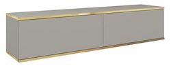 Selsey TV-kast, Engineered Wood, grijs, 135 cm breed