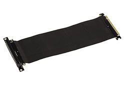 KALEA-INFORMATIQUE Cavo di espansione PCI Express di tipo riser. Connettori PCIe x16 e cavo a nastro schermato semirigido da 25 cm.