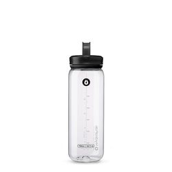 HydraPak RECON - Borraccia d'Acqua in Plastica Riciclata al 50%, Eco-Friendly e Senza BPA, Tappo a Vite a Flusso Regolare, Facile da Trasportare (750 ml, trasparente)