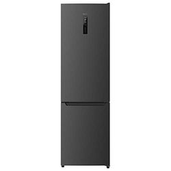 Cecotec Frigorífico Combi 2 Puertas Bolero CoolMarket Combi 356 Dark D. 356 L, Altura 200 cm y 60 cm de Ancho, Bajo Consumo, Sistema Multi Air Flow, Total No frost, 2 Cajones
