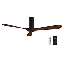Cecotec Ventilateur de Plafond EnergySilence Aero 5500 Black Aqua Connecté, Télécommande, Wifi, 40 W, Diamètre 52", 3 Lames, Protection IP44, Mode Hiver-Été, Minuterie