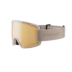 HEAD Lunettes de ski et snowboard Contex Pro 5K unisexes pour adulte Doré/sable Taille S