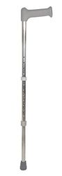 Aidapt Adjustable Height Lightweight Walking Stick with Anti Slip Ferrule Foot to Aid Stability and Confidence when Walking. Supplied with a Hanging Carry Strap for The Taller Users.