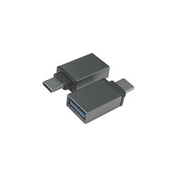 PRENDELUZ USB C naar USB 3.0 adapter (2 stuks), USB-C naar USB-adapter, USB Type-C naar USB, voor MacBook Pro 2020/19/18, MacBook Air 20/19/18 en meer Type-C-apparaten (2 stuks)