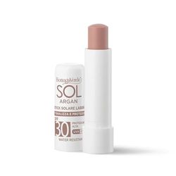 Bottega Verde - SOL Argan - Läpppinne - tonar och skyddar - högt skydd SPF30 (5 ml) vattenbeständig - naken