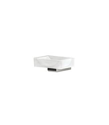 Koh-I-Noor 7001KK Porta Sapone Serie Quattro, Cristallo/Acidato