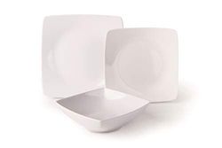 Excelsa 61818 Servizio Piatti 18 Pezzi, Bianco