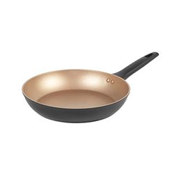 Russell Hobbs RH01667BEU7 Opulence Collection Non-Stick Fry Pan, 28 cm, Suitable For All Hobs Including Induction, Dishwasher Safe, PFOA Free, Black and Gold, Aluminium, Stir-fry, Omelettes, Pancakes