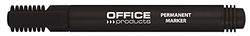 OFFICE PRODUCTS 17071211-05 permanente marker rond, lijnbreedte: 1-3 mm, zwart