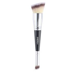 ENERGY big-n-small 2-in-1 Sloped Flat Top Foundation Brush, Concealer Brush, Makeup Brush for Liquid, Cream, Powder Makeup