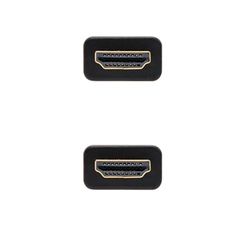 Brightium HDMI V2.0 4K @ 60 Hz, 18 Gbps A/M-A/M, svart, 1 m kabel för HD-video- och ljudströmning på enheter.
