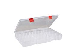 PLANO Rustrictor StowAway 3700 Boîte de rangement résistante à la rouille avec compartiments pour leurres de pêche, leurres durs et souples et crackbaits