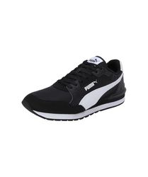 PUMA Mixte St Runner v4 NL Sneaker, Black White, 44 EU