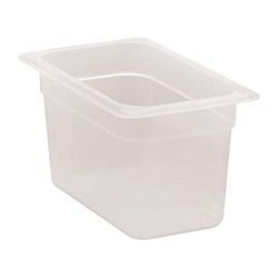 Cambro 46PP190 Lot de 6 casseroles en polypropylène Transparent 1/4