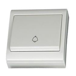 Mécanismes électriques - Série LG-80 Focus - 0200493 Bouton hotte de surface blanche