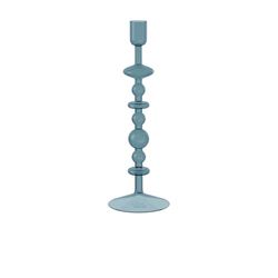 like. by Villeroy and Boch - Like Home candle holder in blue, 8 x 8 x 27 cm, borosilicate glass
