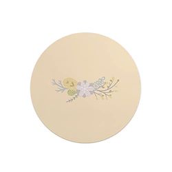 Questo Casa, Tapis de Souris Rond imprimé numérique avec Fond antidérapant pour Bureau et Maison Diamètre 22 cm