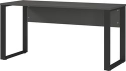 Germania 5008-613 GW-Adrano - Escritorio (Grafito/Negro, con Cuchillas de Metal, 150 x 74 x 60 cm)