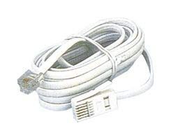 Pro Signal 31040R Câble téléphonique croisé RJ11 vers BT Blanc 3 m
