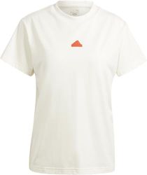 adidas Broderad T-shirt för kvinnor, XXL benvit