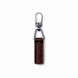 Prym Tirette de fermeture à glissière tendance en cuir synthétique marron, métallique, taille unique