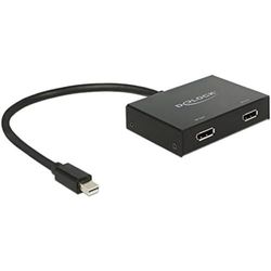 DeLOCK DisplayPort 1.2 Splitter 1 x Mini Display Port in > 2 x DisplayPort out 4 K