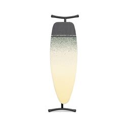 Brabantia - Ironing Board D - Heat Resistant Steam Iron Zone - Adjustable Height - Non-Slip Rubber Feet - 100% Fairtrade Cotton Cover with Foam Layer - Foldable XL Unit - New Dawn - Size D (135x45 cm)