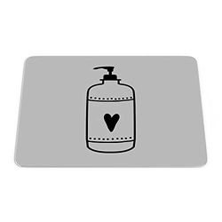 Questo Casa, Tappetino per mouse con stampa digitale, antiscivolo, per ufficio, dimensioni: 22 x 18 cm