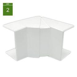 efapel Serie 13 – Angulo interno variabile Canale 80 x 40 serie 13 Bianco