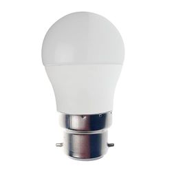 Velamp Lampadina SMD LED, Sfera P45, 6W/470lm, base B22 (Francia), 3000K