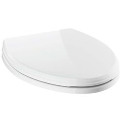 Delta Faucet 811901-WH Wycliffe Elongated Slow-Close Toilet Seat, White by DELTA FAUCET