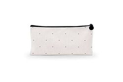 Bonamaison Digitally Printed Canvas Pencil Pouch with Zipper, Zipper Pencil Case for School, Canvas Pen Bag for Kids, Boys, Girls, 100% Cotton, Unisex, 1 Piece, 21x12 Cm