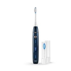 Silk'n Brosse à dents électrique sonique I SonicYou I Jusqu'à 300 jours d'autonomie - Convient aux dents sensibles I avec 1 brosse medium + 1 brosse souple I Bleu foncé